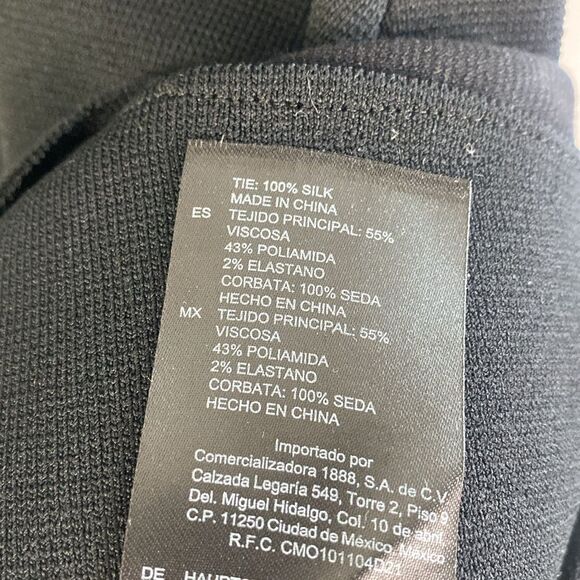 Sandro Blk Knit Hi Neck W Floral Scarf - Picture 15 of 15